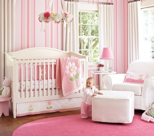 Pembe bebek odası dekorasyonu